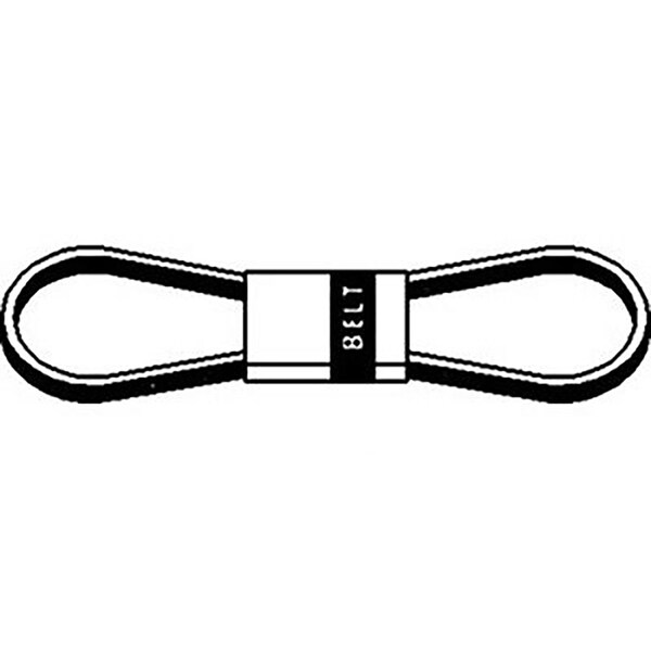 Aftermarket 71147546 Cylinder Belt Fits Gleaner Combine Models F F2 K K2 L2 L3 COB40-0250 - main